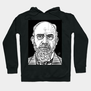 ERIK SATIE ink portrait Hoodie